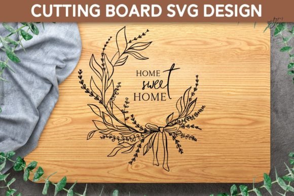 Download Home Sweet Home Svg Cutting Board SVG - Premium Bundle
